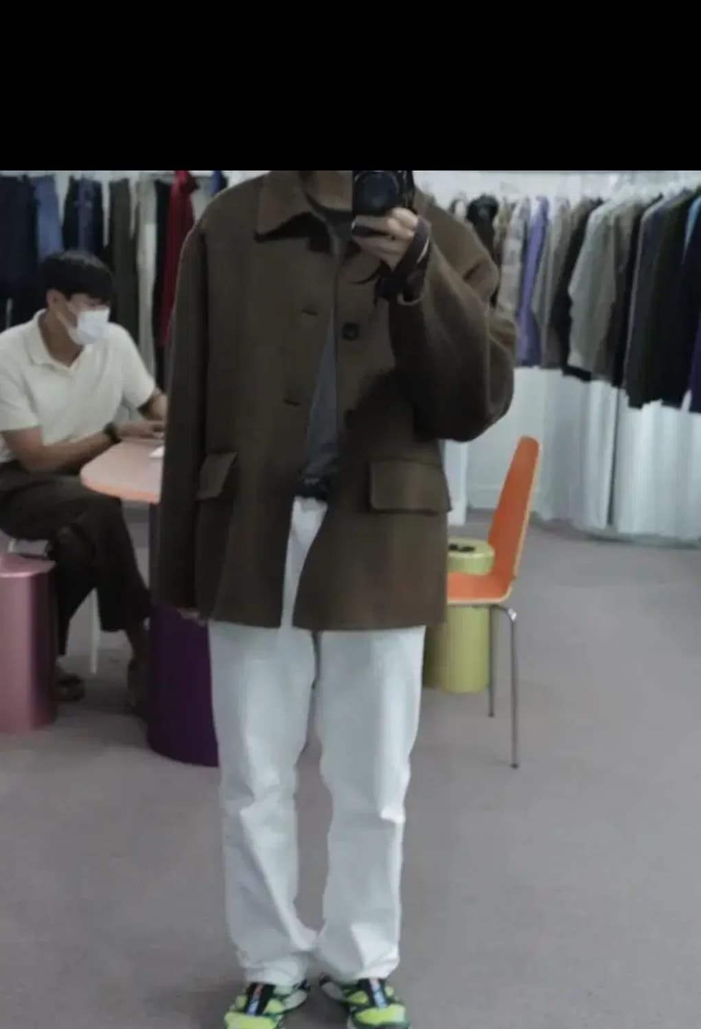 셔터 핸드메이드 알파카 코트 자켓 L 상품이미지2