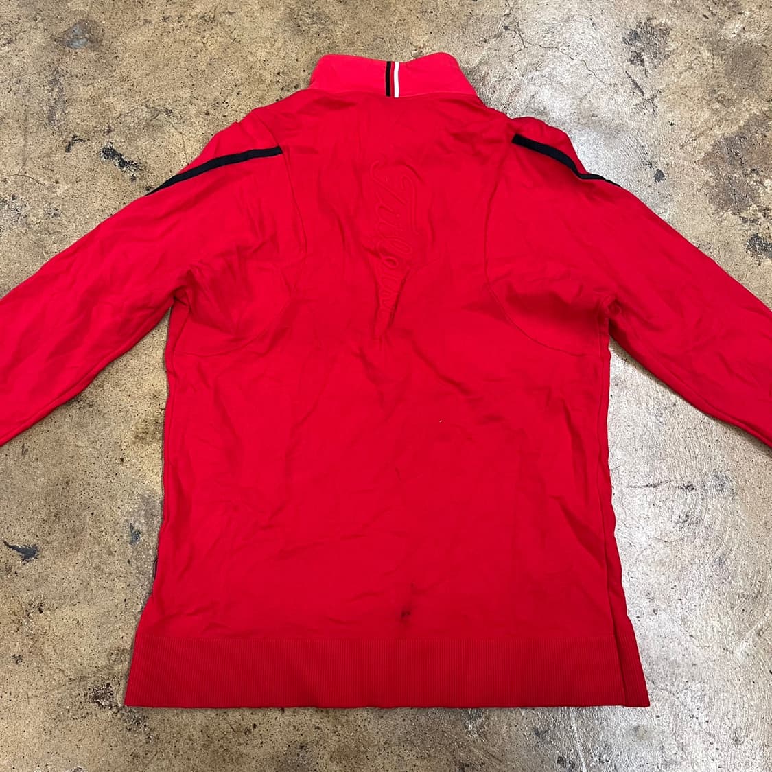 [정품/XL] 타이틀리스트 레드 하프넥 골프웨어 b19 상품이미지4
