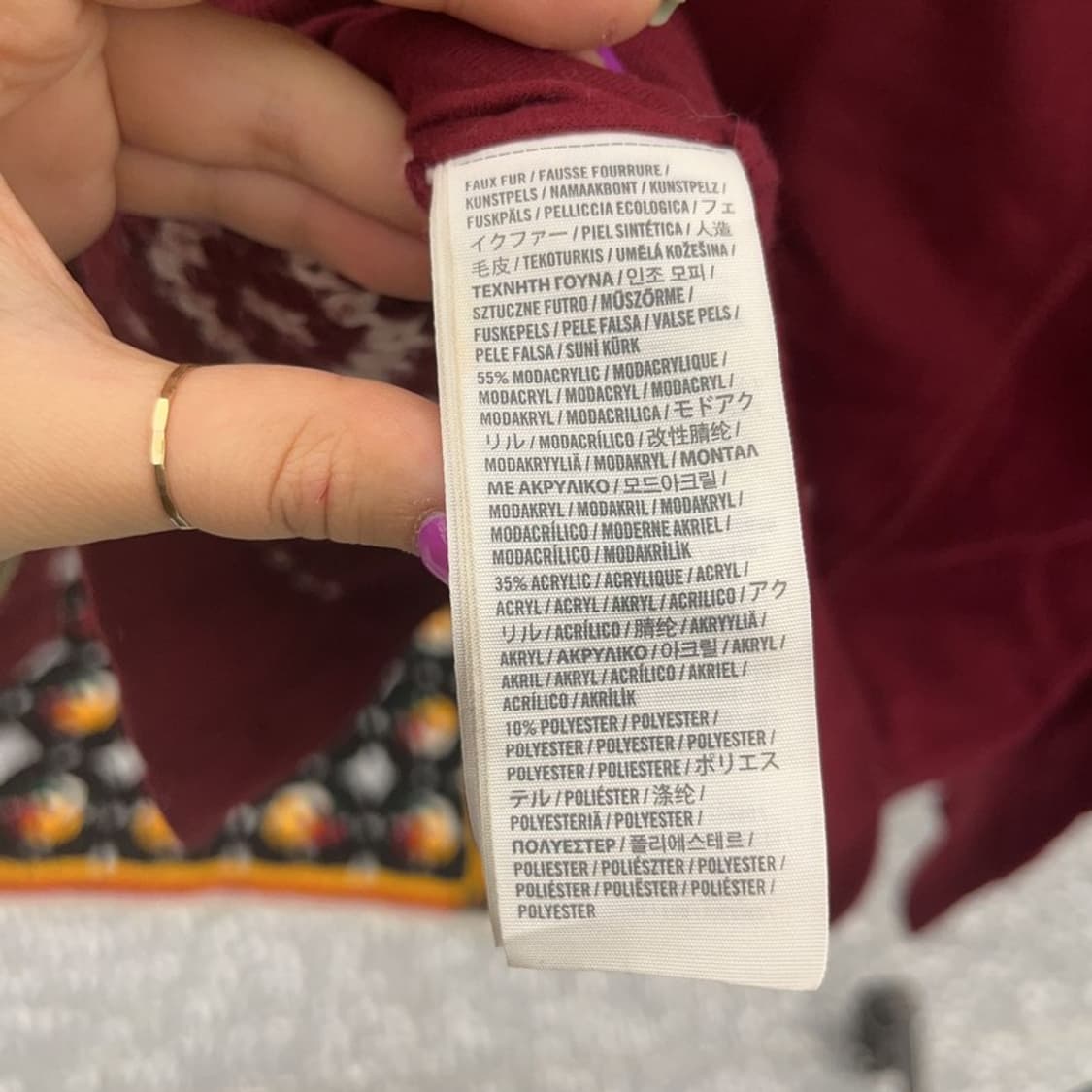 아베크롬비 울프죠 대장급 노르딕 홀리데이 후드 가디건 L C06684 상품이미지6