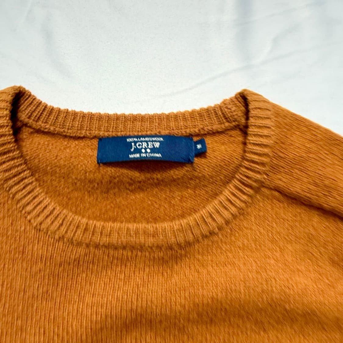 J.Crew 제이크루 100% 램스울 니트 브라운 M 상품이미지4