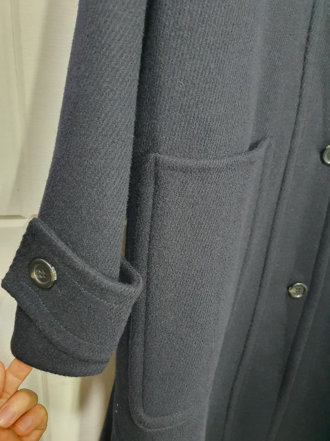 스튜디오톰보이 A라인 오버핏 트윌 코트 사이즈 F 상품이미지7