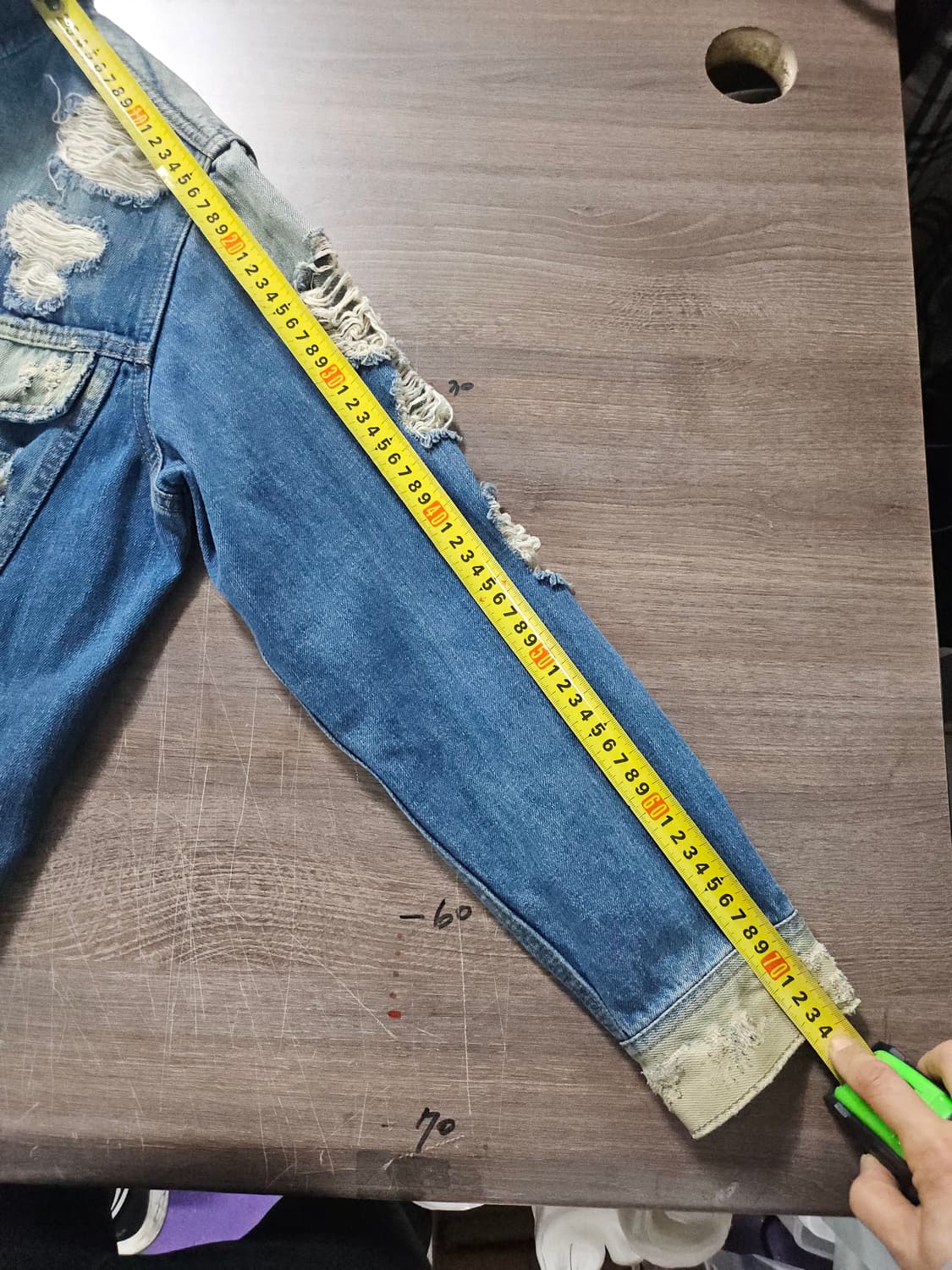 탱커스 TANKUS 데님 빈티지 청자켓 M 상품이미지8