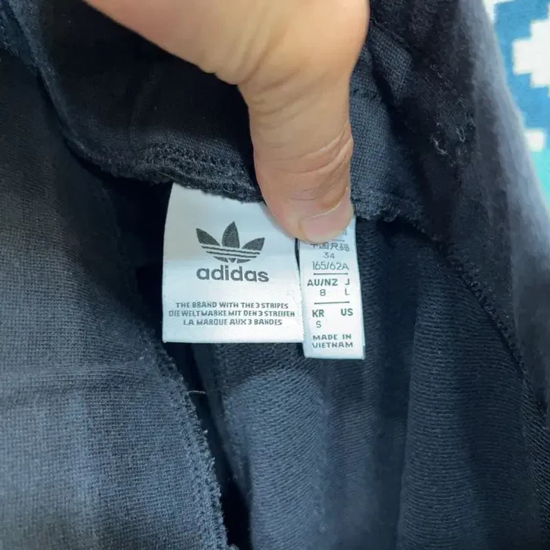 [26~28인치] 아디다스 여자 유로파 검흰 조거팬츠 운동바지 상품이미지4