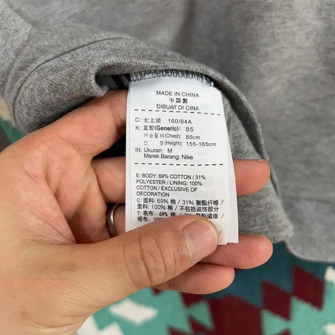 [90] 나이키 여자 테크팩 기능성 캐주얼 숏 맨투맨 상품이미지6