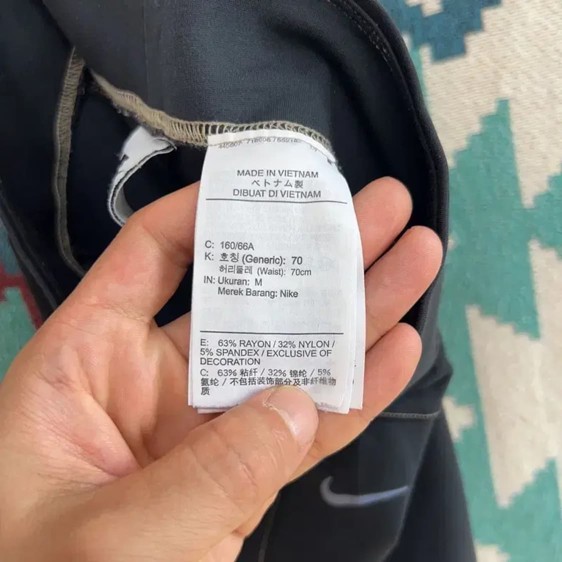 [26~28인치] 나이키 여자 런닝 이너웨어 반 레깅스 쇼츠 상품이미지5