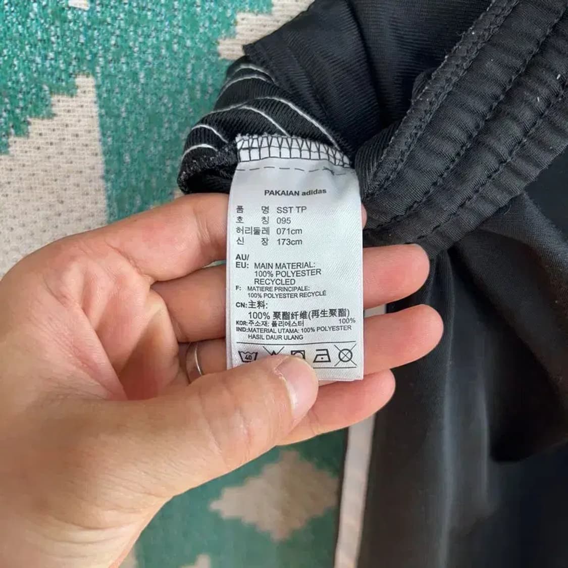 [28~29인치] 아디다스 여자 유로파 검흰 캐주얼 운동바지 상품이미지6