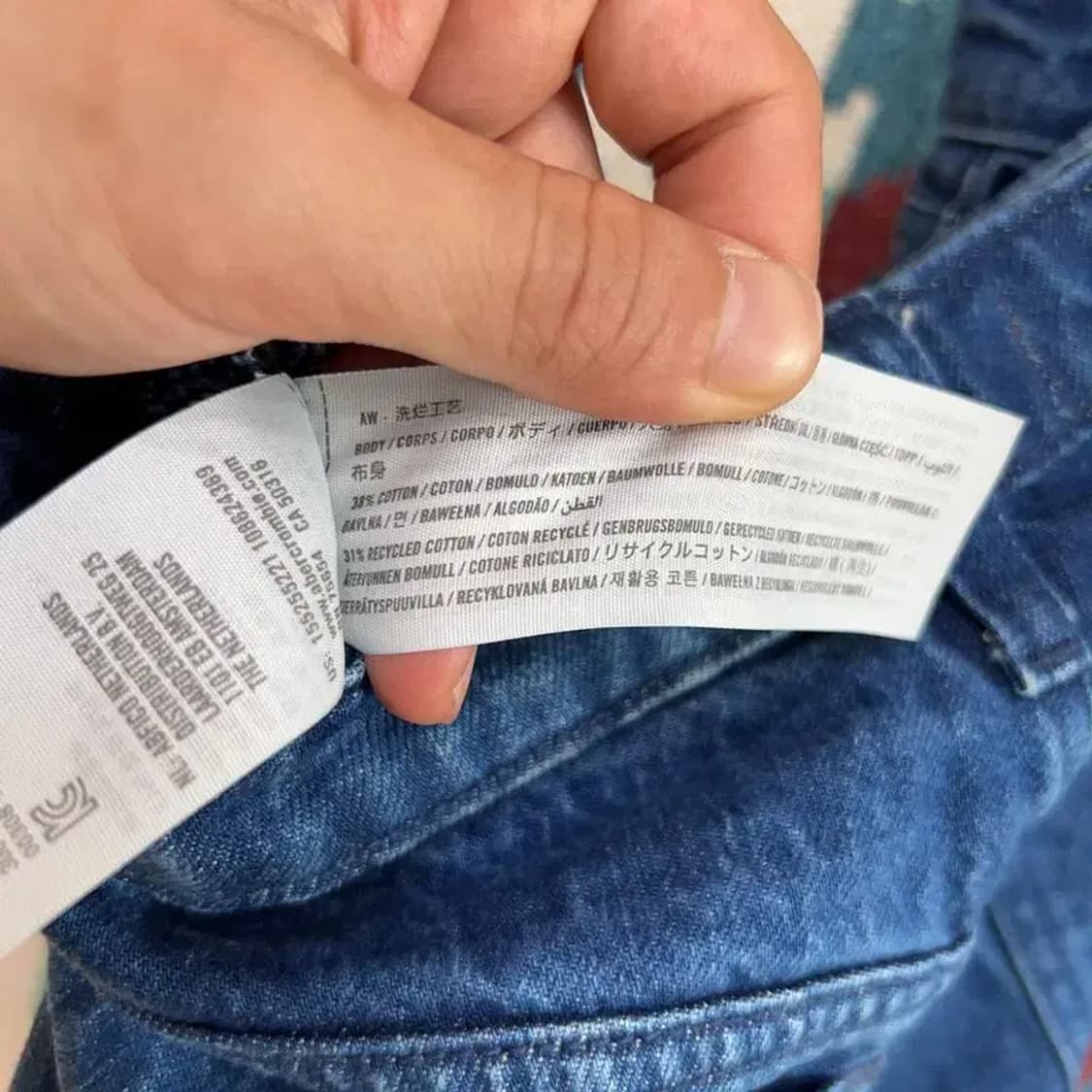 [27인치] 아베크롬비 여자 스트릿 캐주얼 데님 청바지 상품이미지6