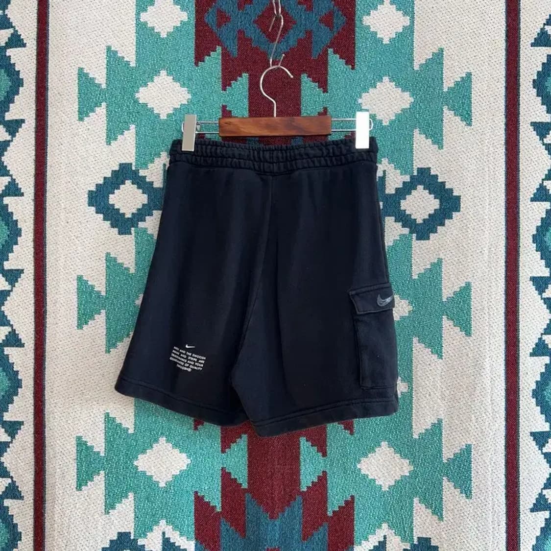 [23~25인치] 나이키 여자 스우시 원포켓 캐주얼 프린팅 반바지 상품이미지4