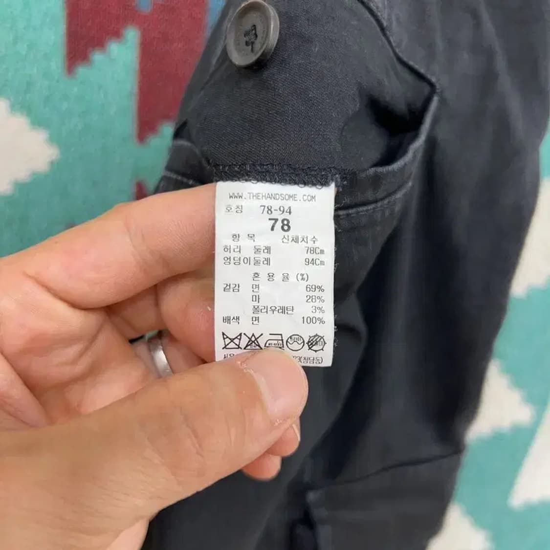 [28~30인치] 타임옴므 카고 스트릿 9부 바지 팬츠 상품이미지5