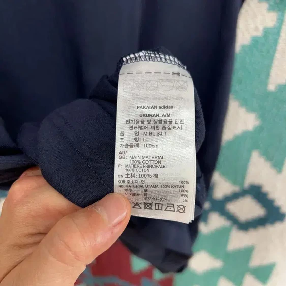 [95] 아디다스 캐주얼 유니섹스 빅로고 프린팅 반팔 티 상품이미지5