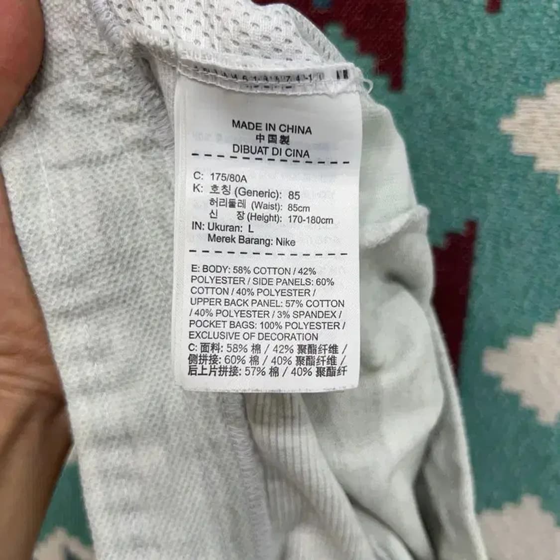 [32~34인치] 나이키 스포츠 기능성 캐주얼 자수 반바지 상품이미지6