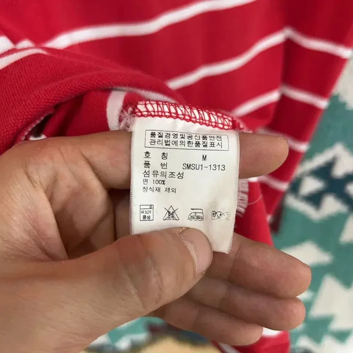 [95] 폴로랄프로렌 스트라이프 캐주얼 자수 반팔 PK 카라티 상품이미지5