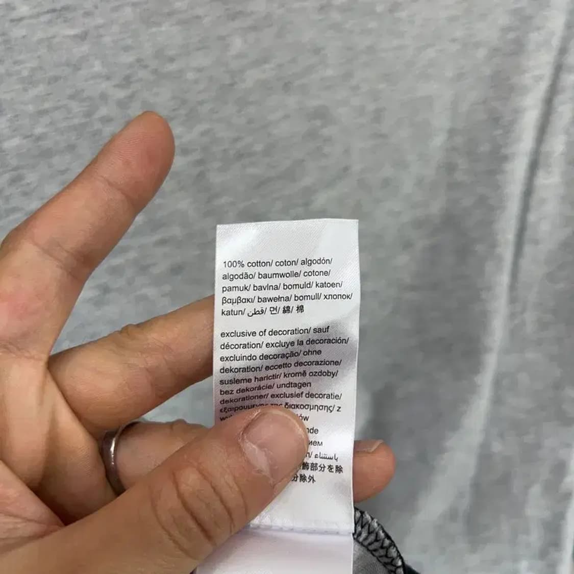 [90] 캘빈클라인 여자 캐주얼 스트릿 반팔 티 상품이미지5