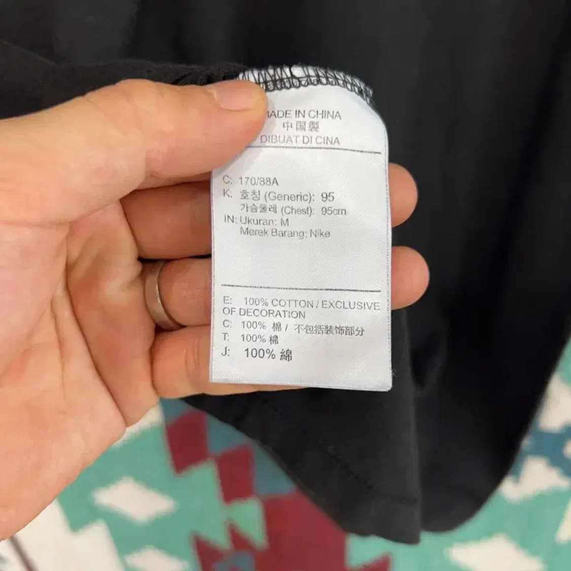 [90] 나이키 스우시 빅로고 프린팅 반팔 티 상품이미지5