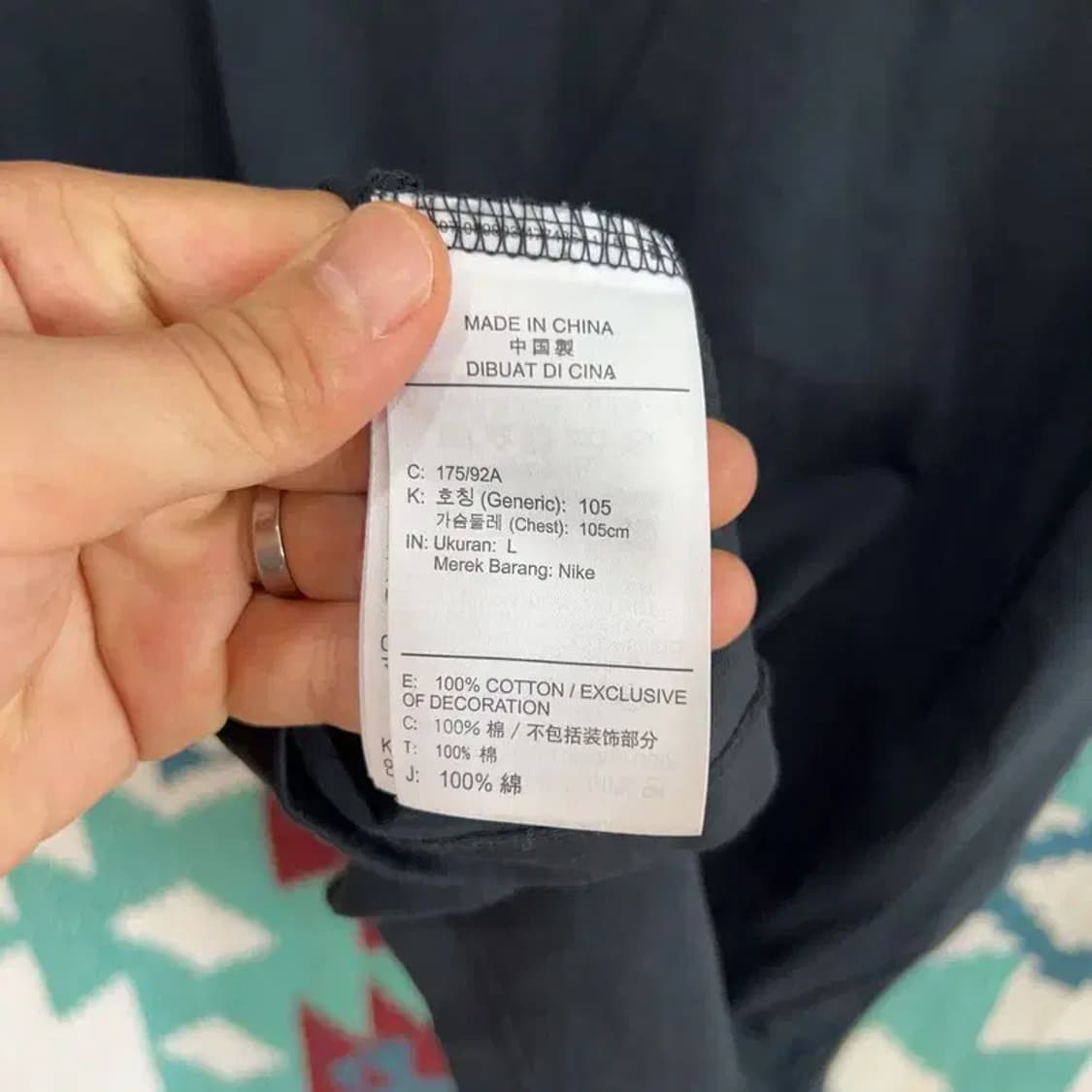 [100] 나이키조던 빅로고 프린팅 캐주얼 반팔 티 상품이미지5
