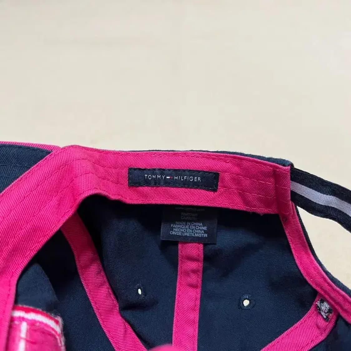 [OS] TOMMY HILFIGER 타미힐피거 배색 베이스볼 캡 모자 상품이미지6