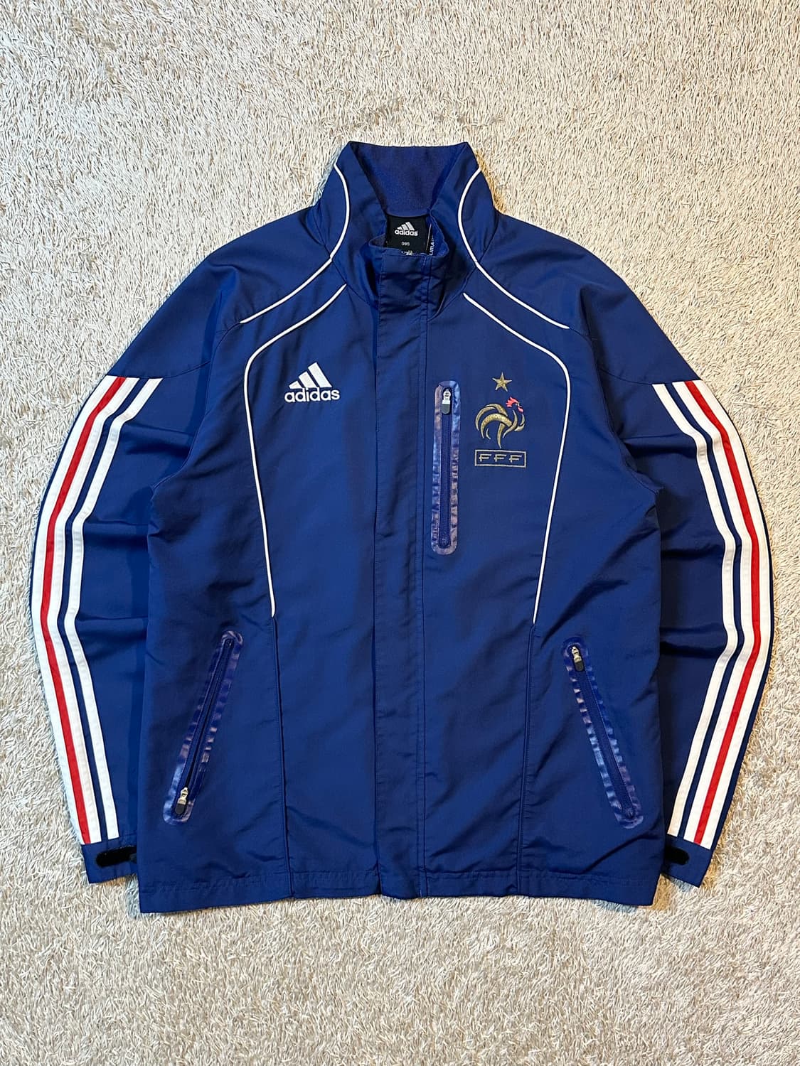 대장급) 아디다스 프랑스 국대 바람막이 자켓 블루 상품이미지1