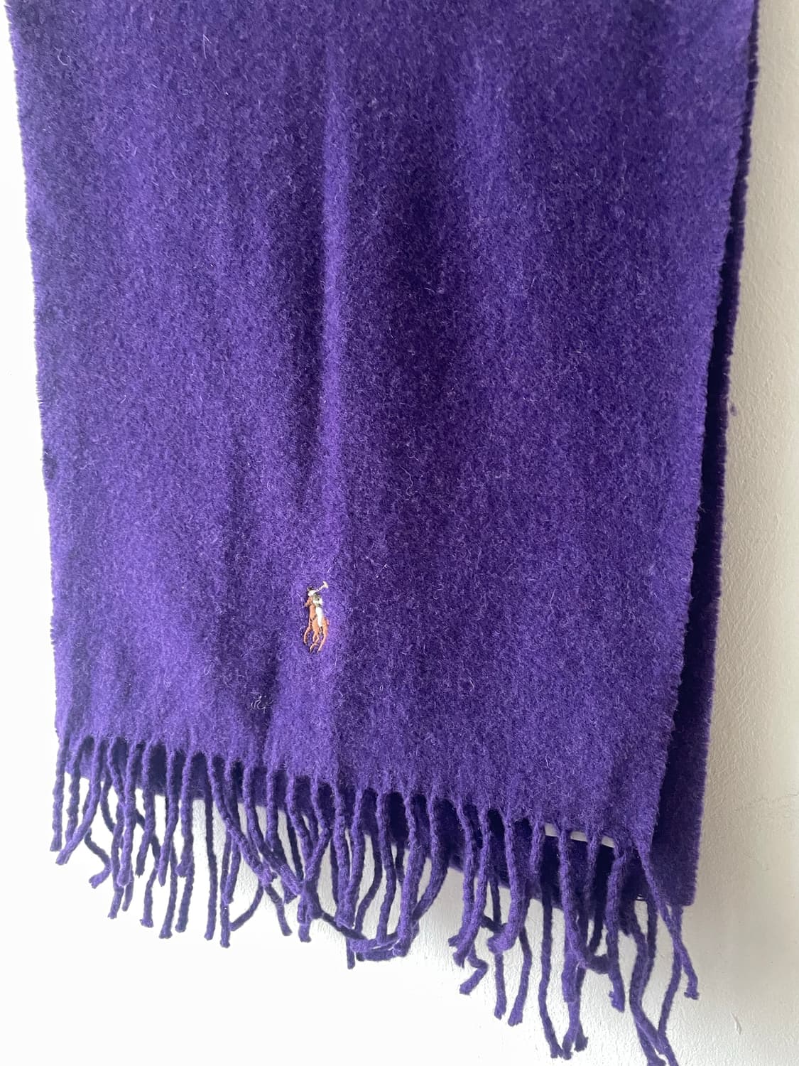Vintage Polo Pony Wool Scarf 상품이미지1