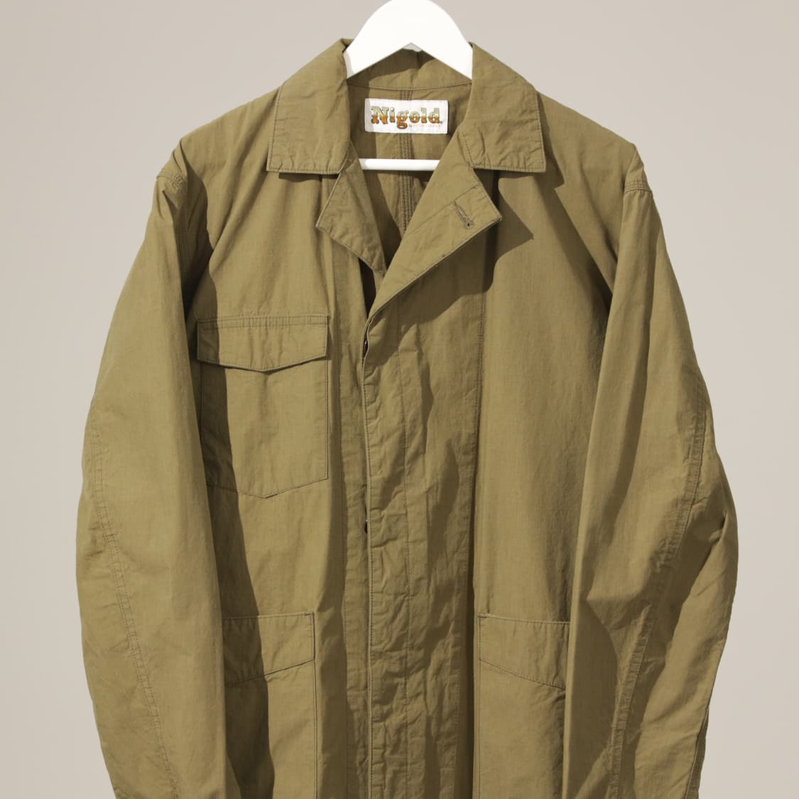 Nigold by united arrows 나일론 싱글 코트 상품이미지2