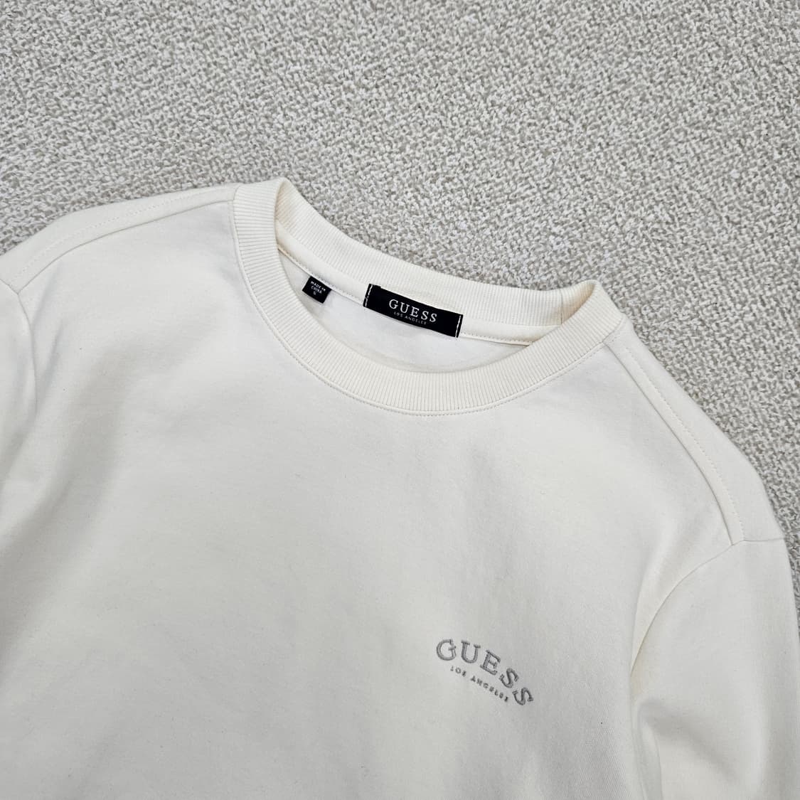 [S] 신형 게스 클래식핏 자수로고 스웨트셔츠 맨투맨 1210J1 상품이미지2