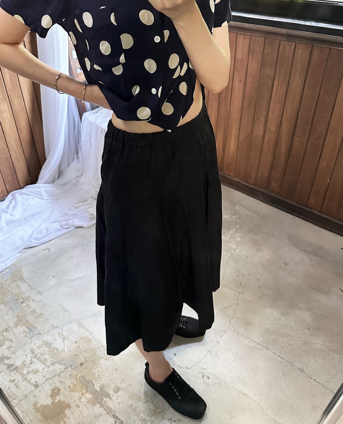 COMME DES GARCONS pleats skirt 상품이미지1