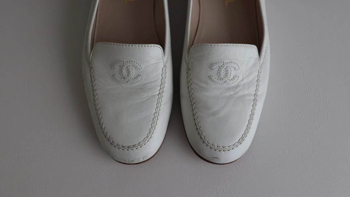 Chanel 샤넬 2018 로퍼 화이트 38 상품이미지1
