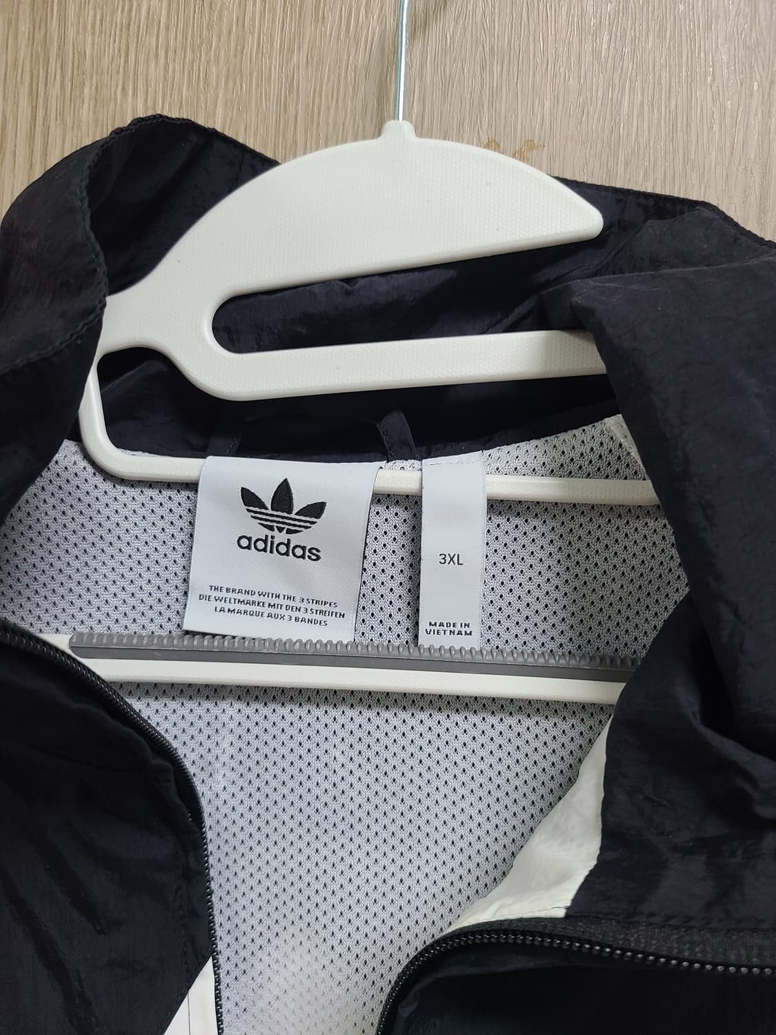 아디다스 빅 로고 바람막이 3xl 상품이미지2