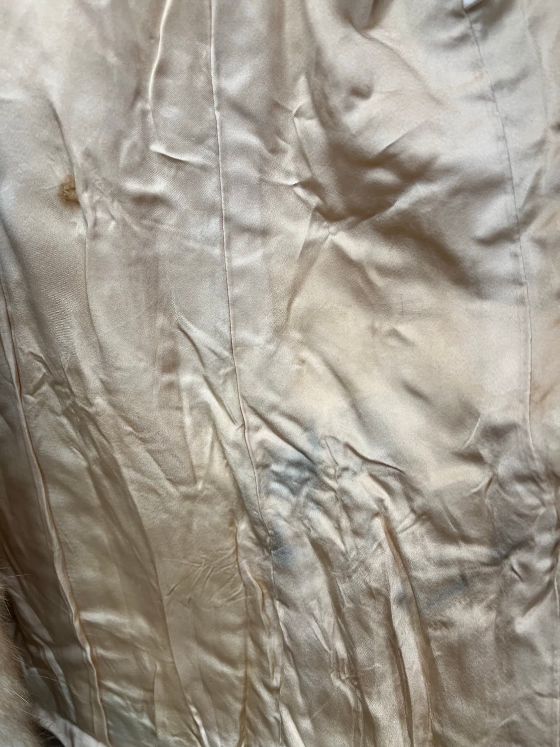 Vintage Blonde Brown Fur Jacket 상품이미지5