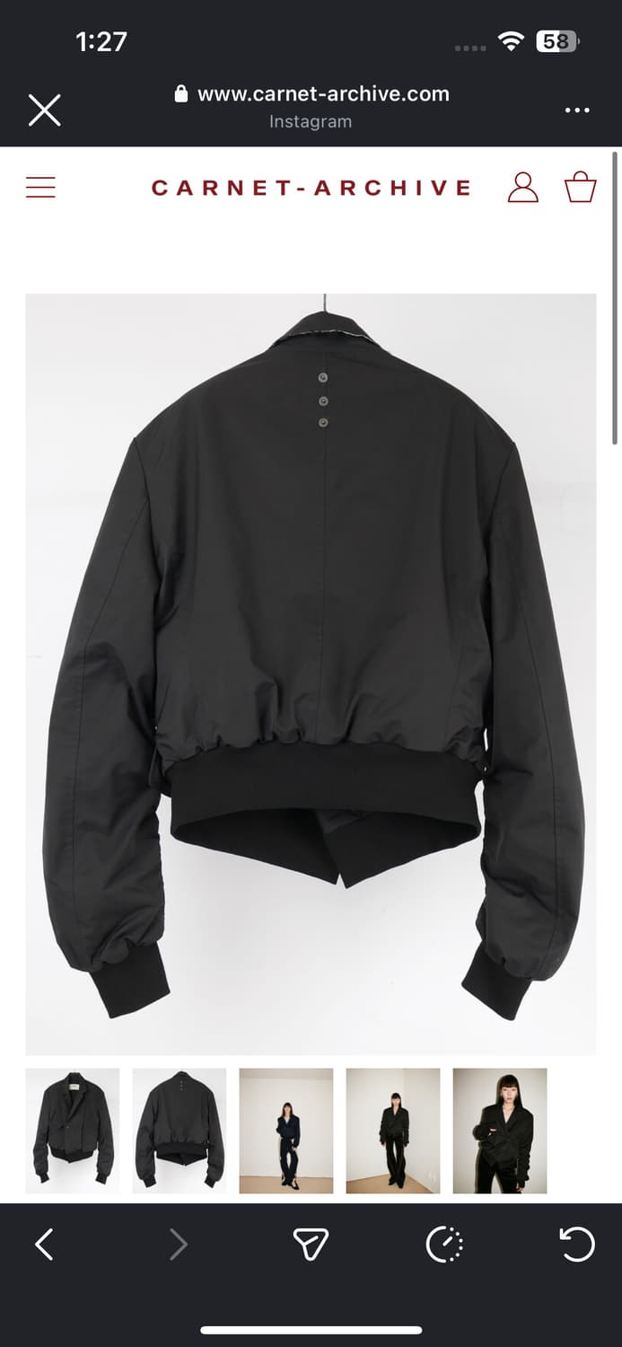 카르넷 아카이브  봄버자켓 상품이미지4