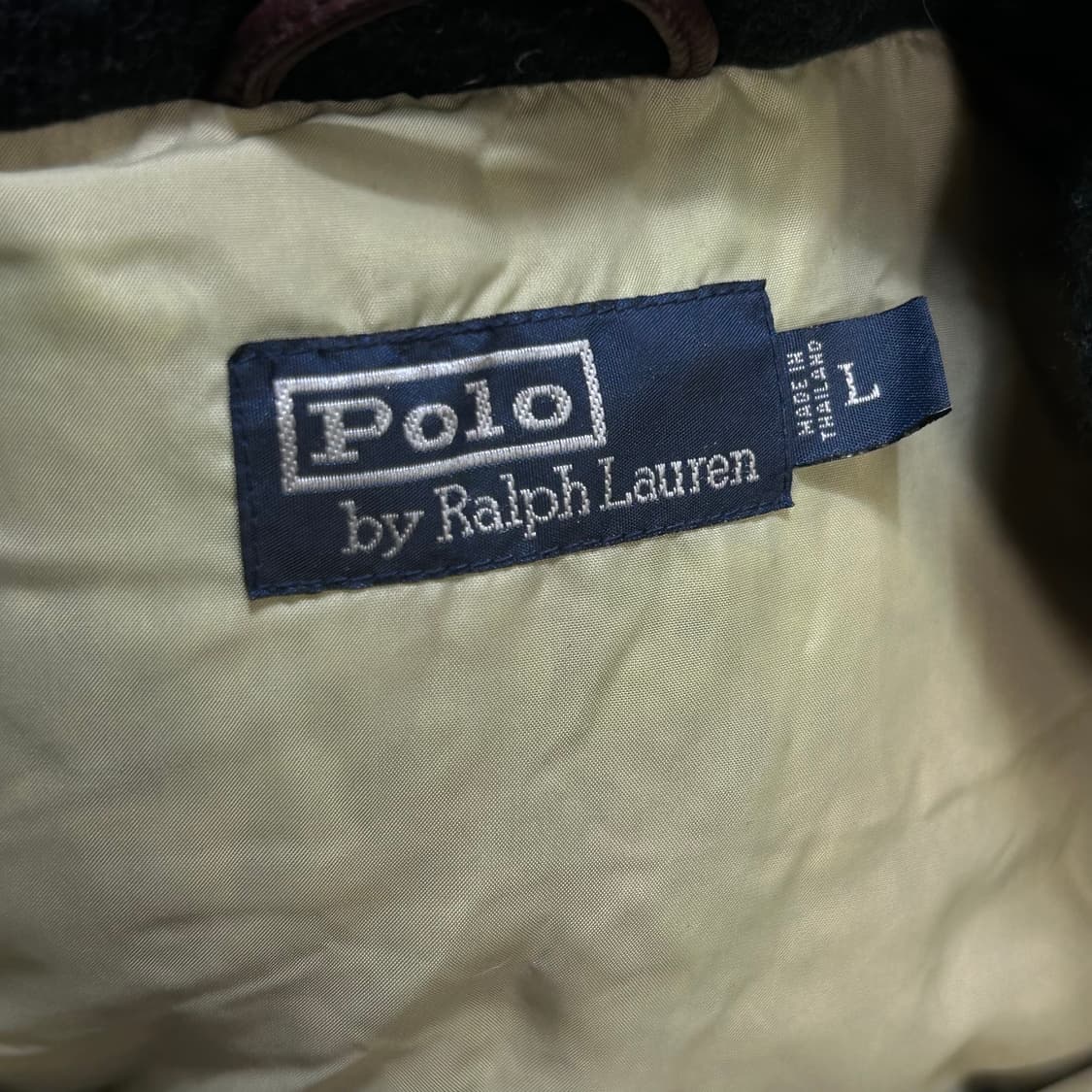 90s 폴로 랄프로렌 덕다운 푸퍼 블랙 패딩 파카 L 상품이미지7