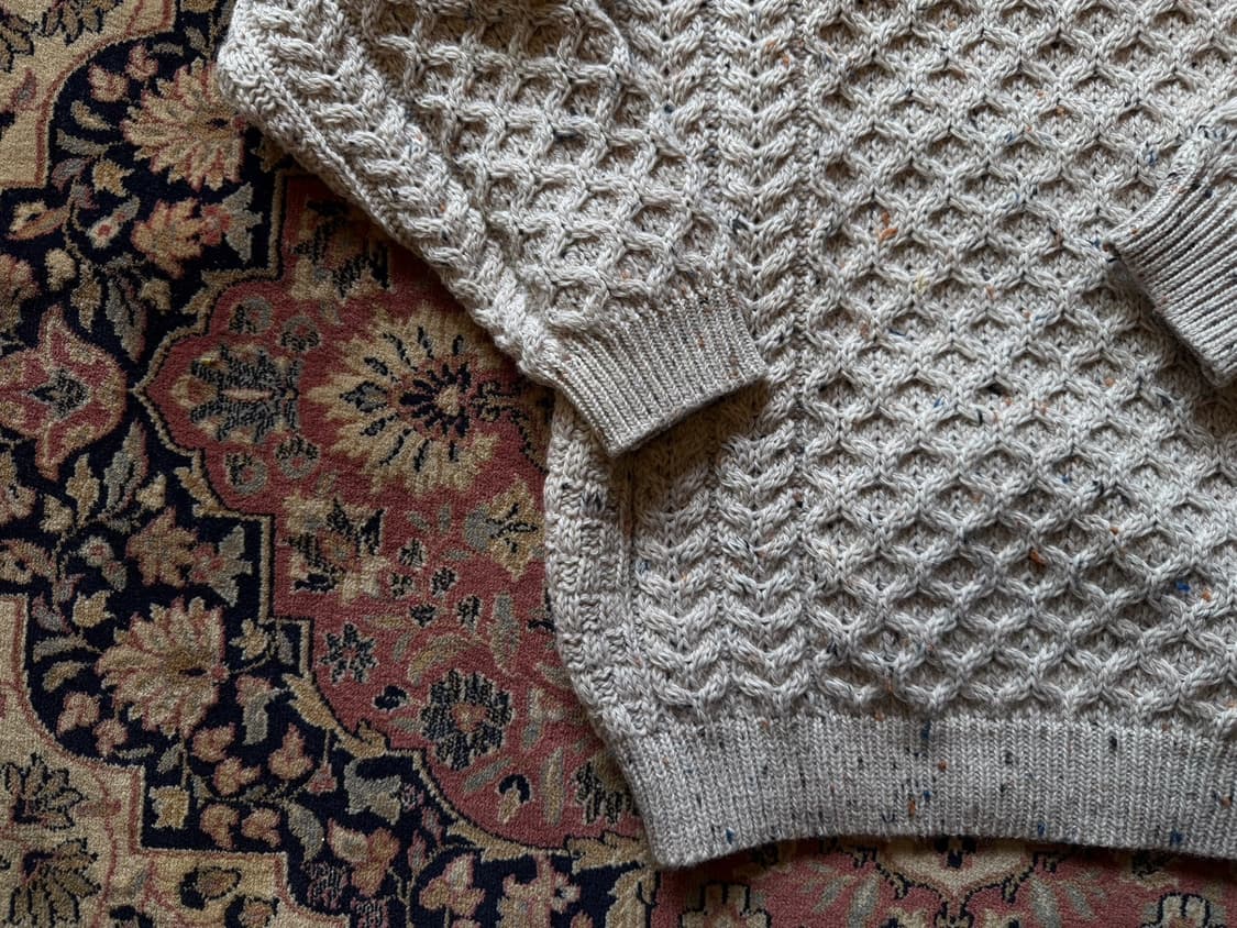 아란크래프트 피셔맨 니트 66~77 상품이미지2