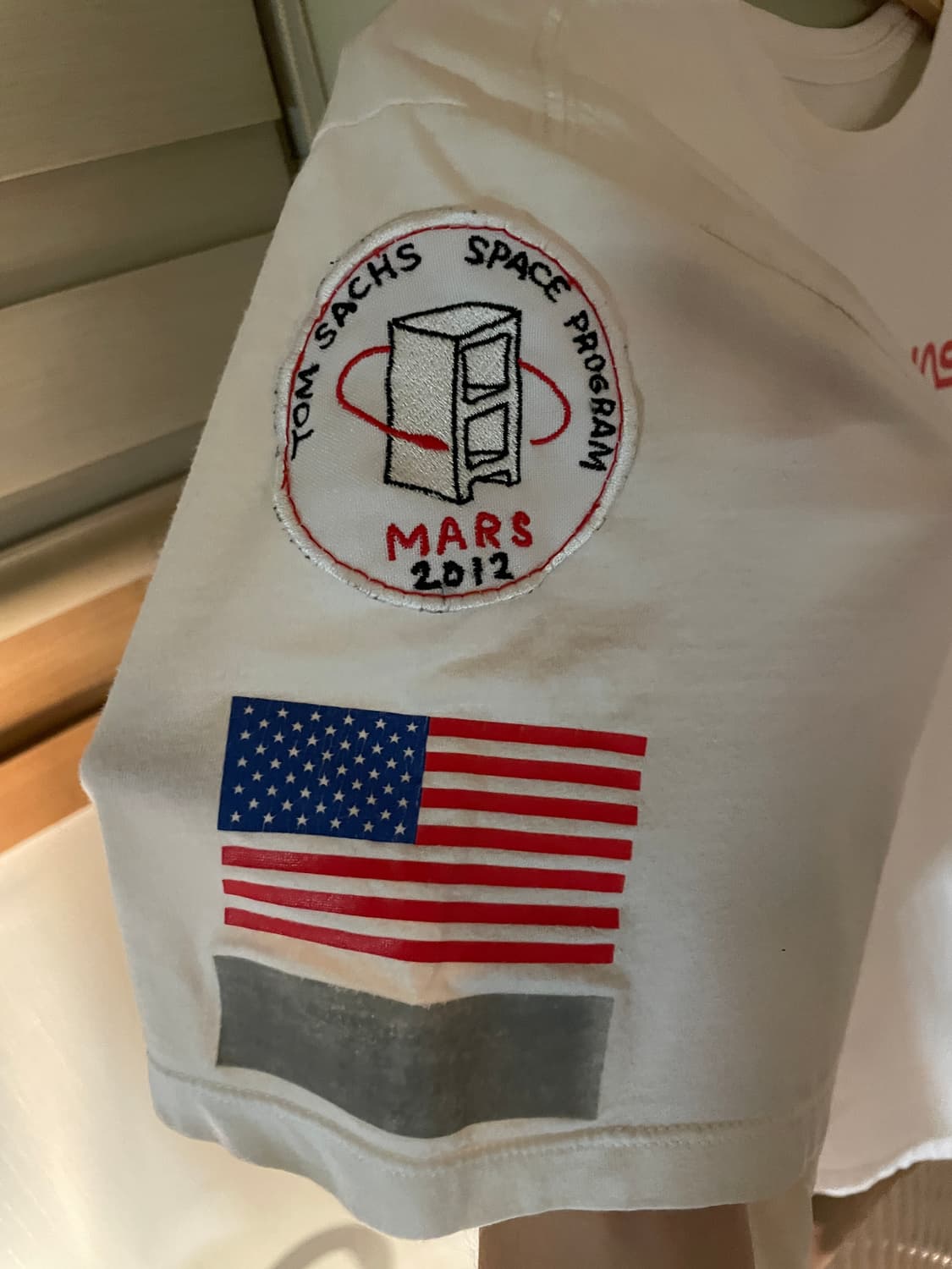 [L] tom sachs 톰삭스 초판 nasa 나이키 티셔츠 + 와펜 상품이미지3