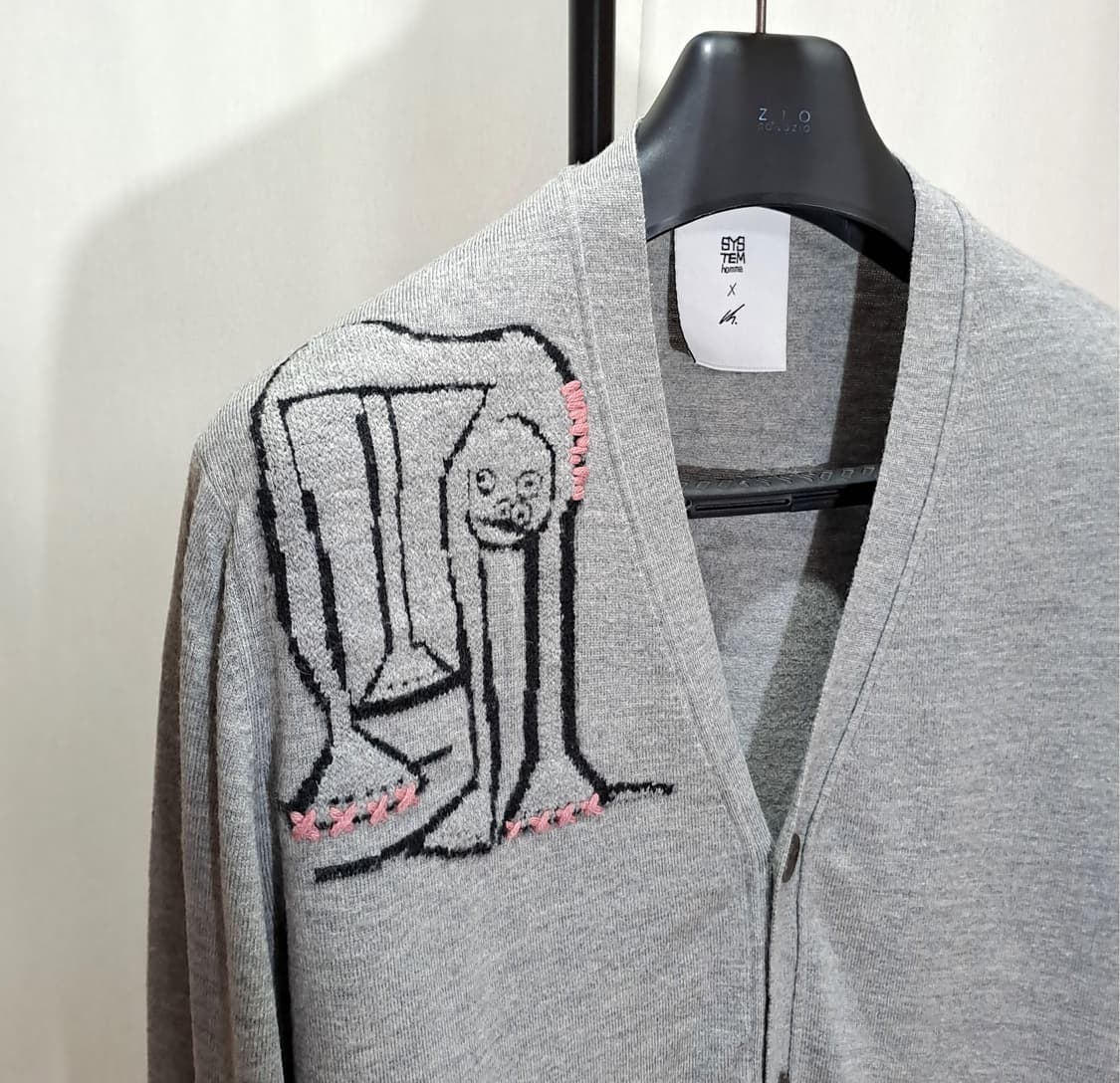 (택포) 시스템 X 권철화 콜라보 가디건 100 B138 상품이미지4