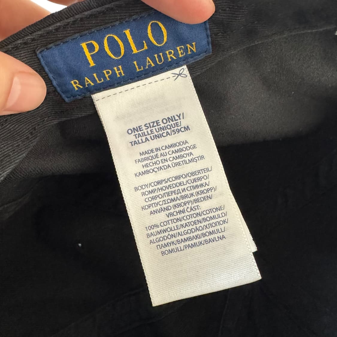 신형 폴로 랄프로렌 블랙 볼캡 상품이미지5