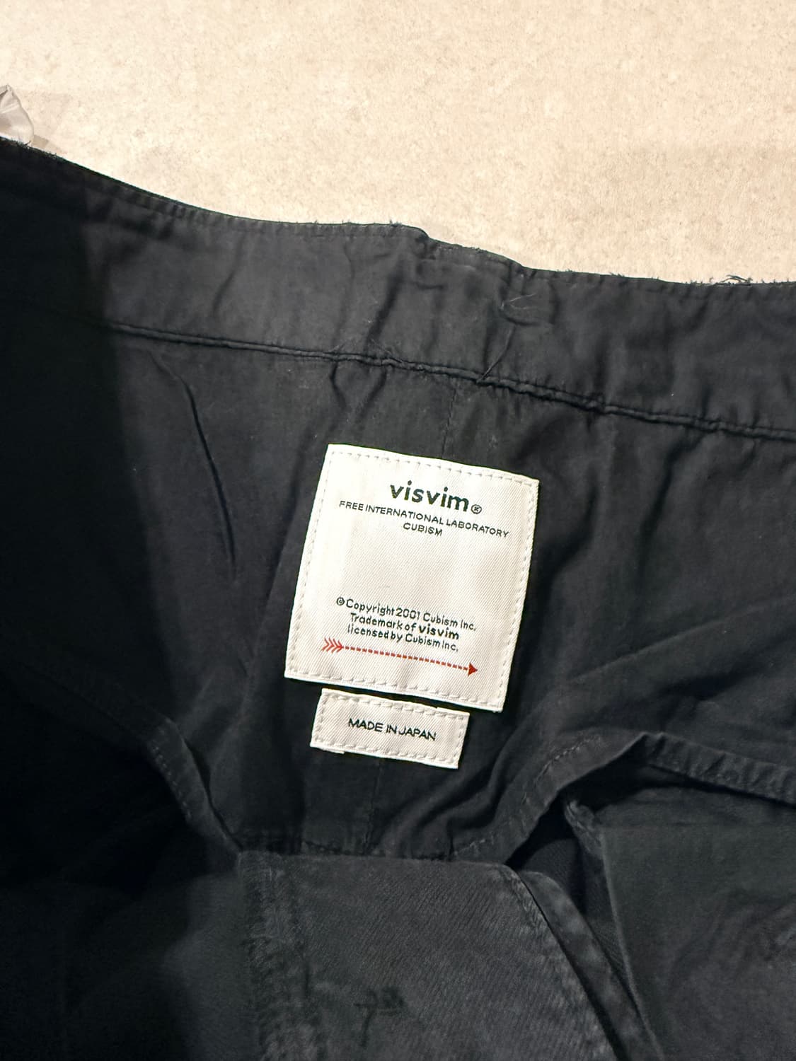 비즈빔 25FW 크래쉬 치노 팬츠 블랙 3 상품이미지5