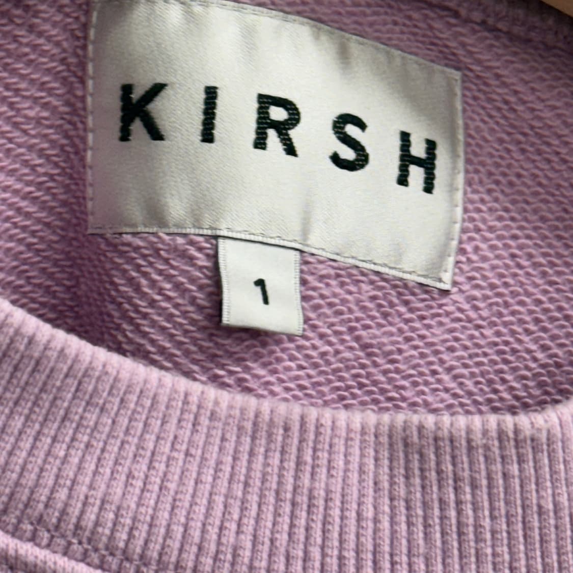 키르시 체리 자수 맨투맨 라벤더 1 상품이미지2