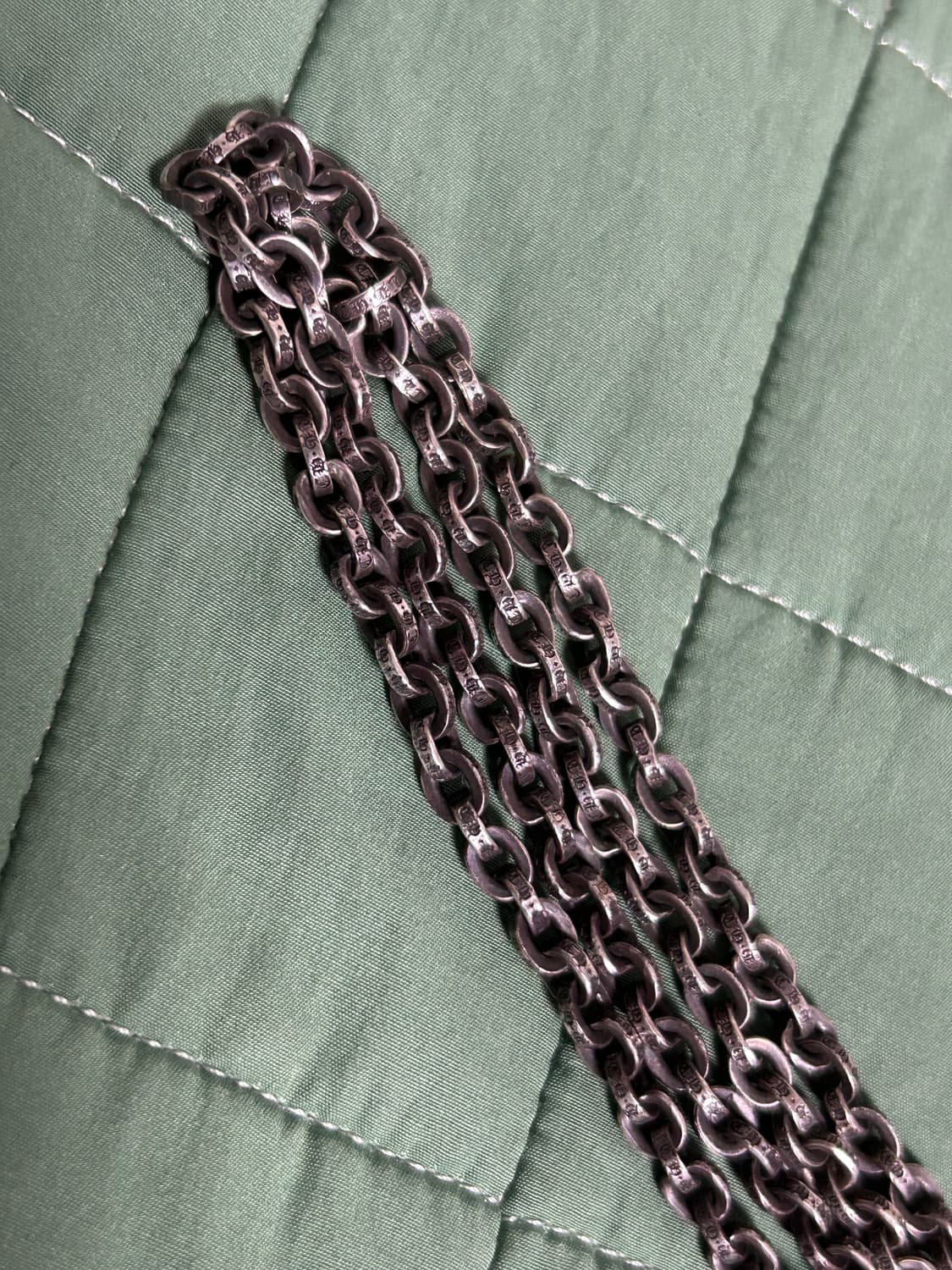 [24인치] 크롬하츠 페이퍼체인 일체형 목걸이 상품이미지3