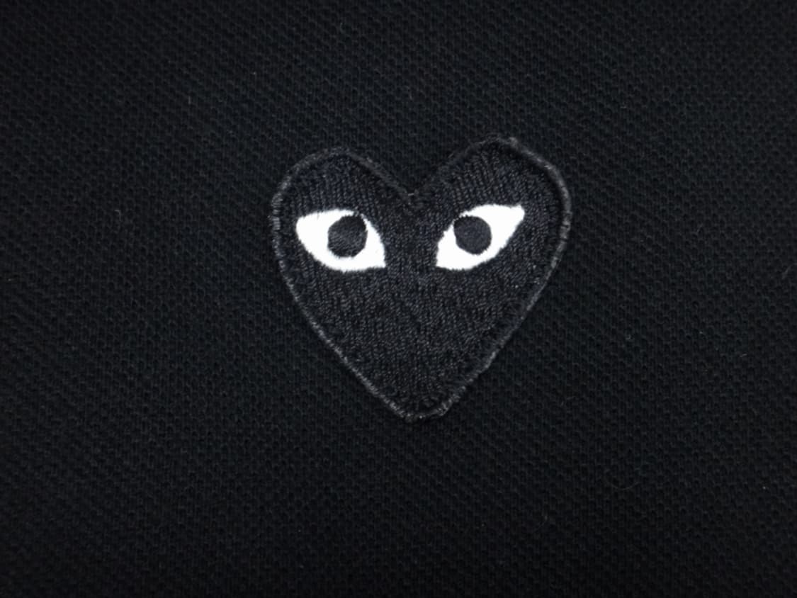 (XL) 꼼데가르송 AX-T066-051 하트 와펜 폴로 상품이미지4