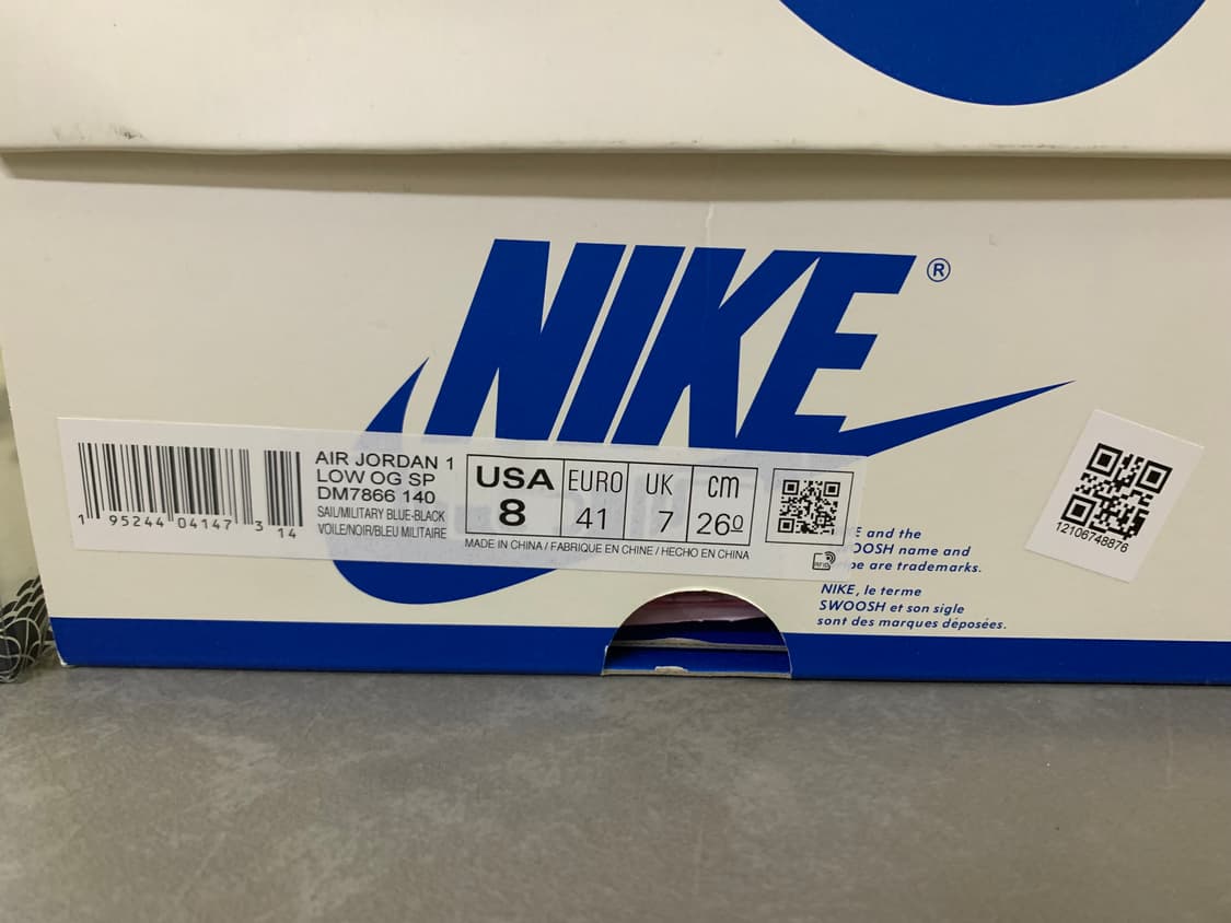 [260]트래비스 스캇 x 프라그먼트 레트로 로우 OG 판매합니다 상품이미지8