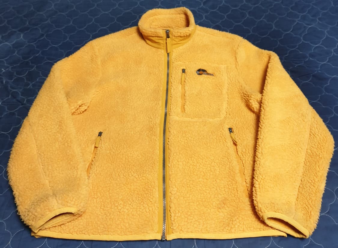 네파 윈드블럭 뽀글이 집업자켓 옐로우 (M) 상품이미지1