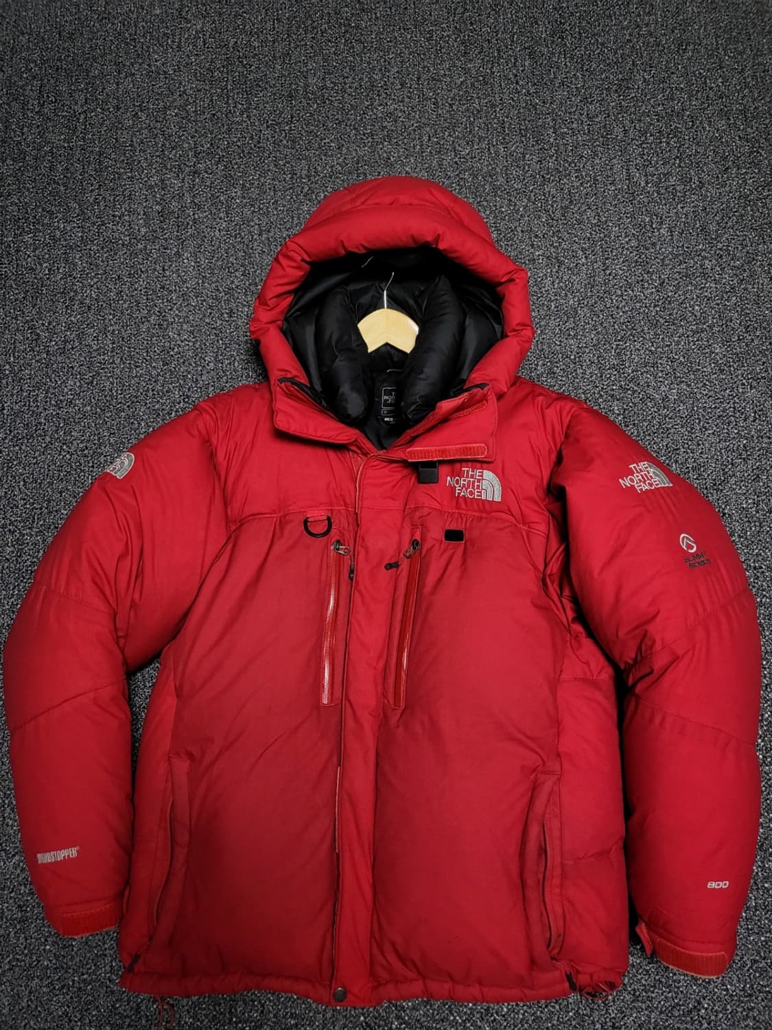 노스페이스 히말라야 대장급 패딩 레드 L 상품이미지1