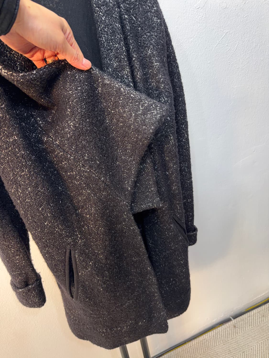 정품) theory 띠어리 블랙 가디건 M 상품이미지5