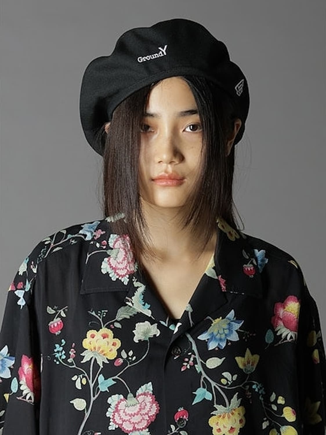 요지야마모토 Ground Y X 뉴에라 로고 베레모 os 상품이미지1