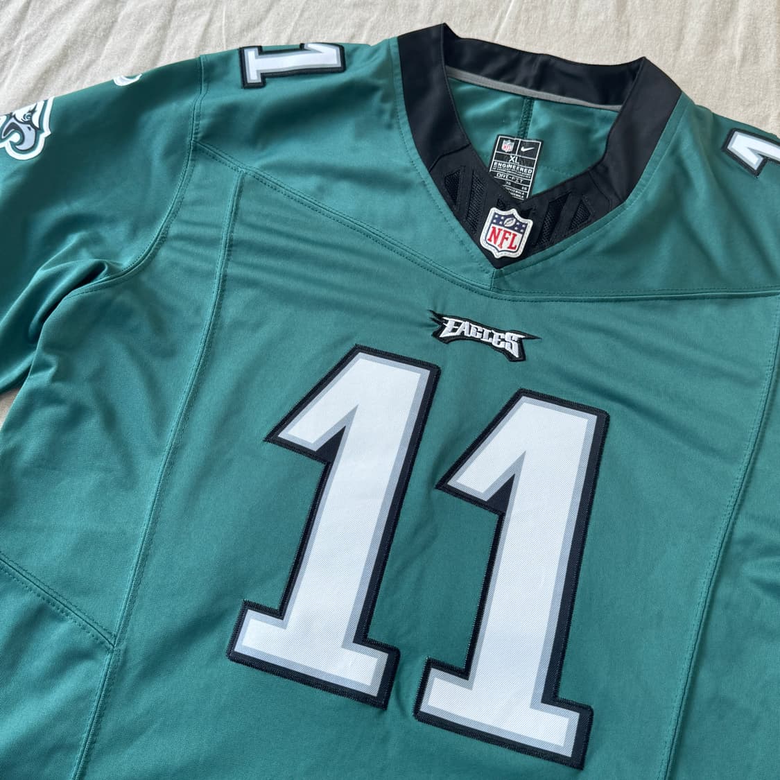 나이키 NFL 이글스 풋볼 져지 반팔 XL 상품이미지2