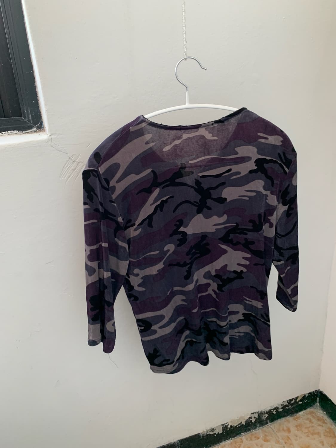 밀리터리 패턴 탑 상품이미지2