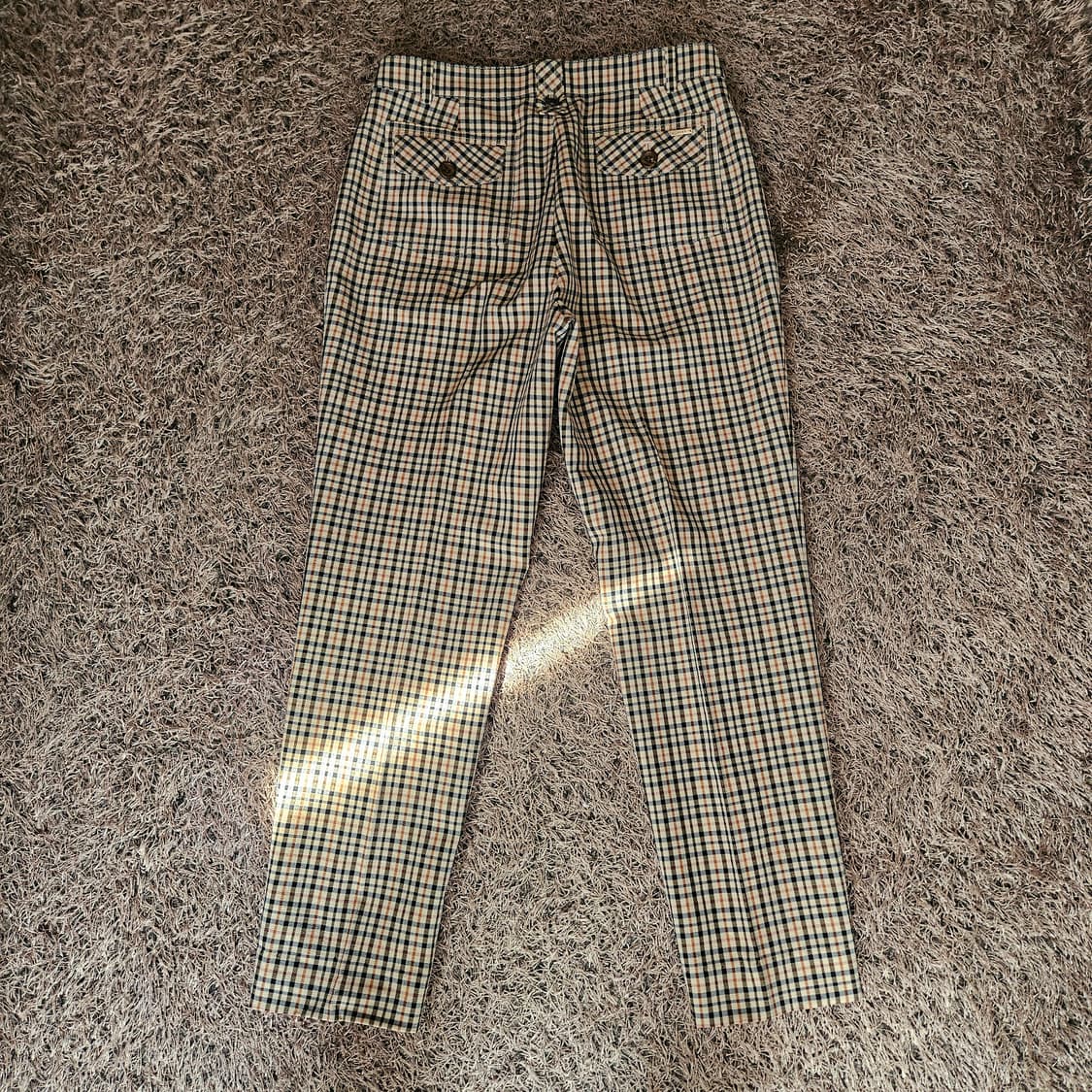 닥스(Daks) 빈티지 시그니쳐 체크 슬렉스 38size 상품이미지7