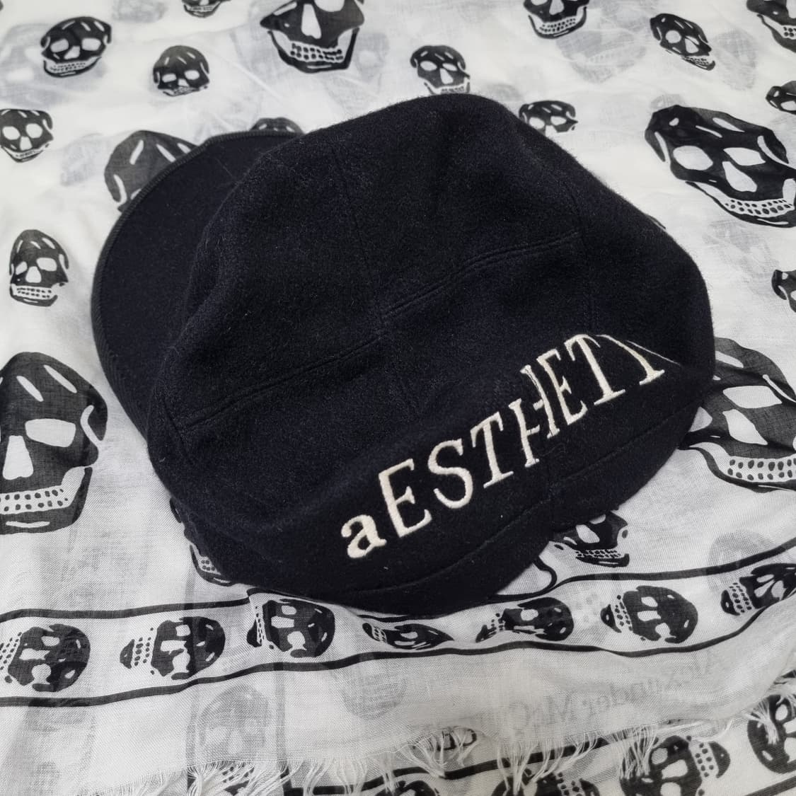 CA4LA aESTHETIC 비대칭 워크캡 블랙 상품이미지1