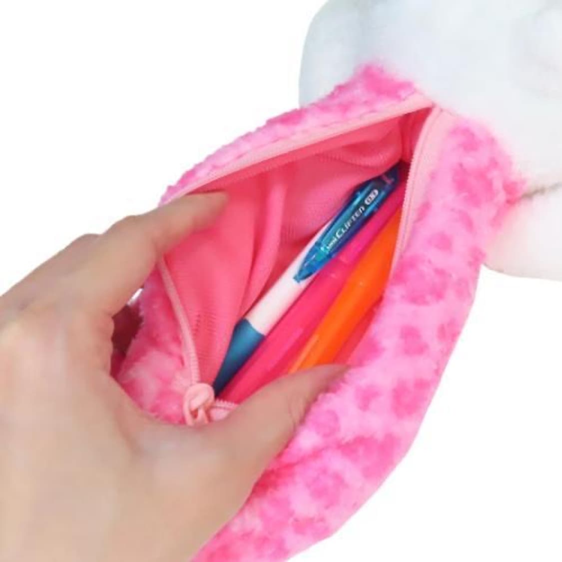 헬로키티 인형 필통 파우치 래오파드 핑크 상품이미지4