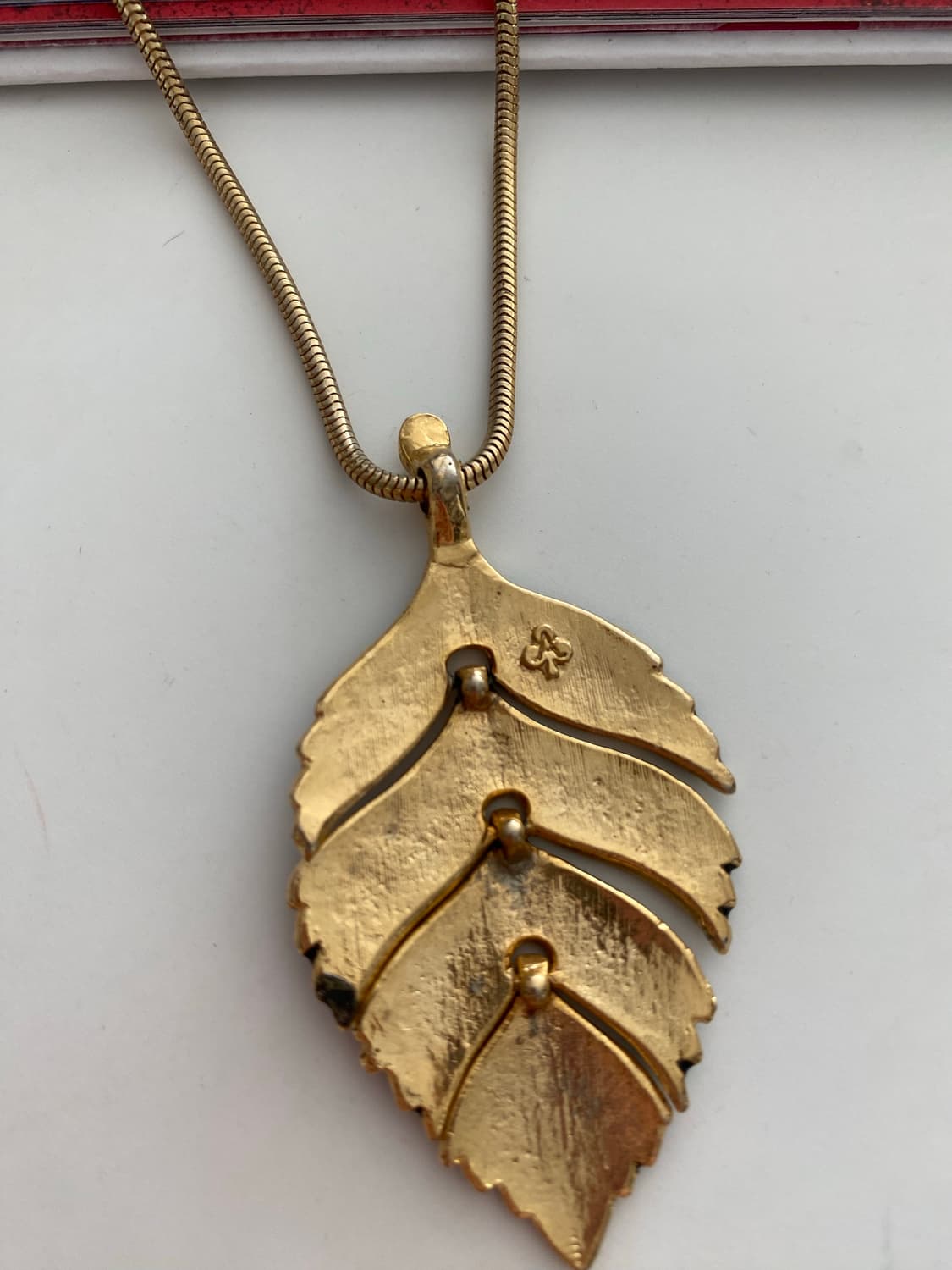 빈티지 리프 골드 목걸이 y2k  상품이미지8