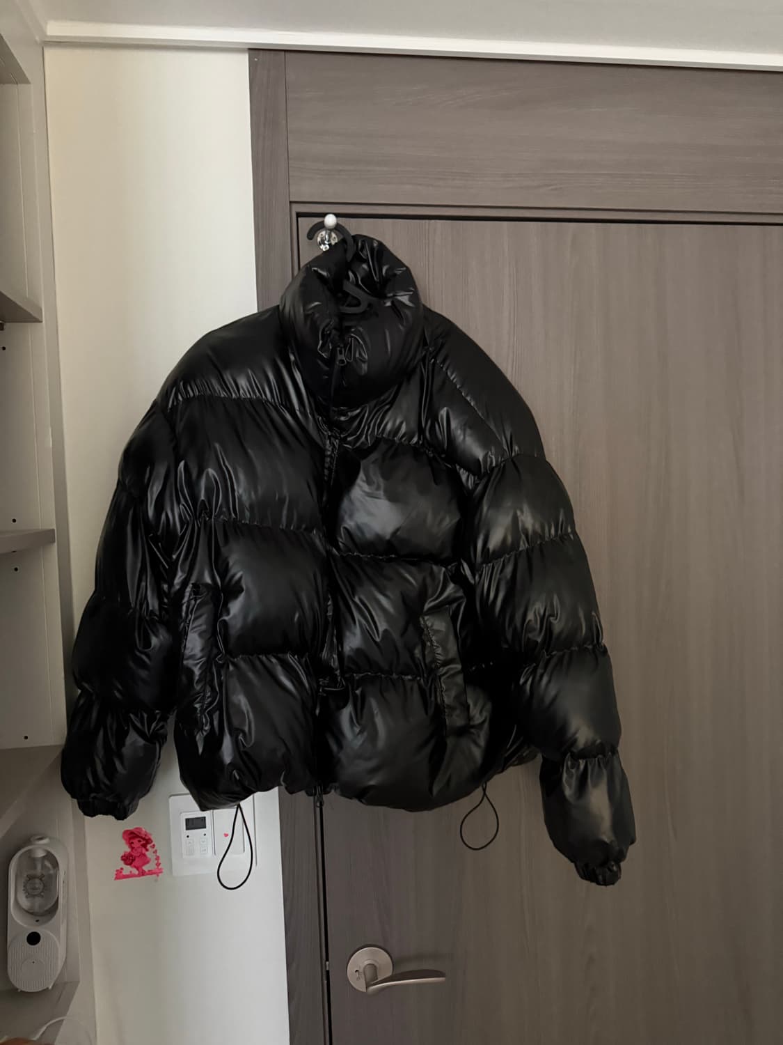 블랙 숏 패딩 상품이미지1